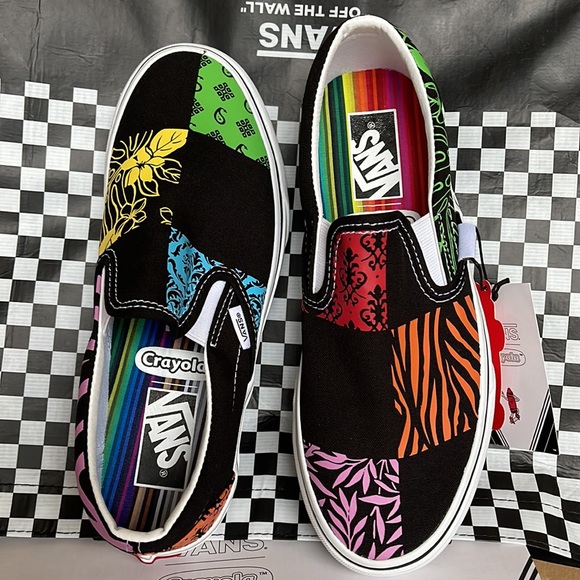 Vans Classic Slip On Crayola Diy/Trace Your WMNS sneakers - Picture 13 of 16